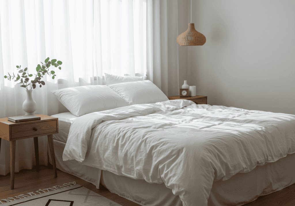 Easy-Ways-to-Style-a-Cozy-and-Minimal-Bedroom-Featured