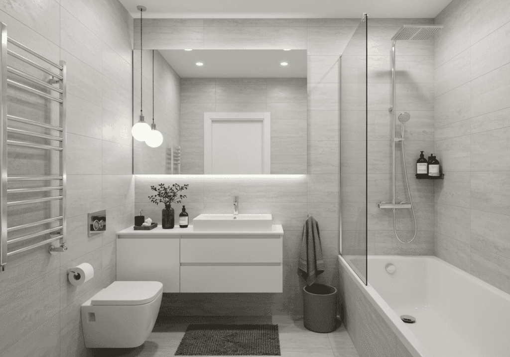 How to Make a Small Bathroom Look Bigger and Stylish - Featured