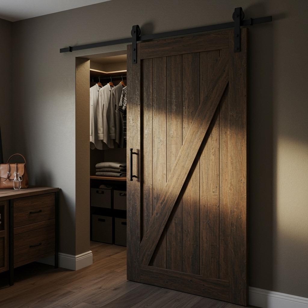 Add Barn Doors or Sliding Elements