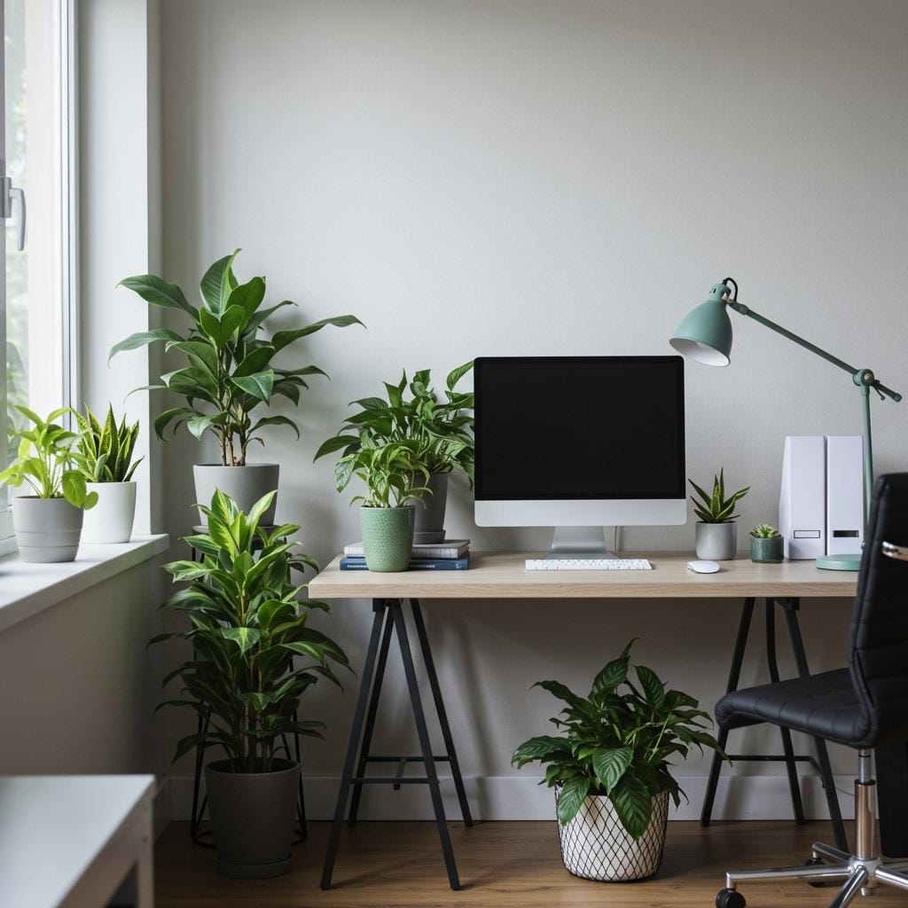 Add Plants for Improved Air Quality and Mood