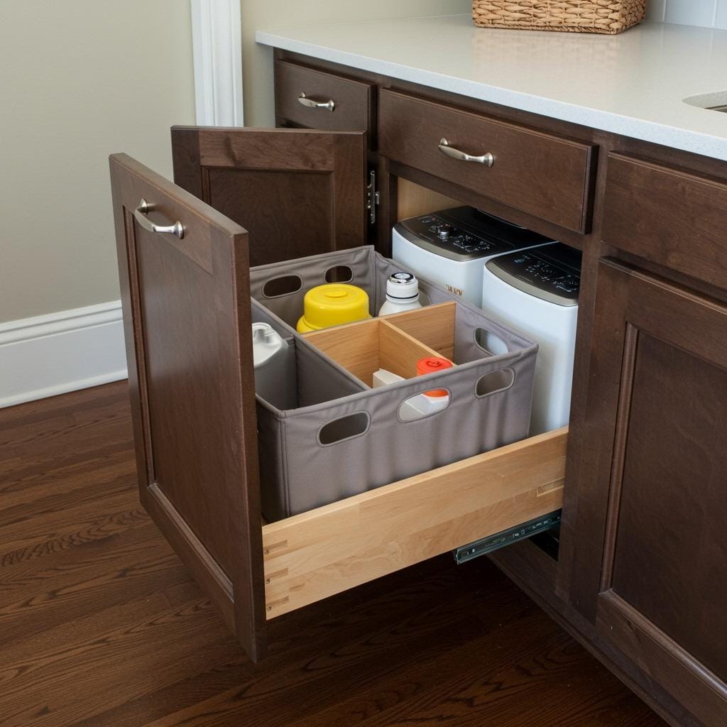 Add Pull-Out Hamper Drawers