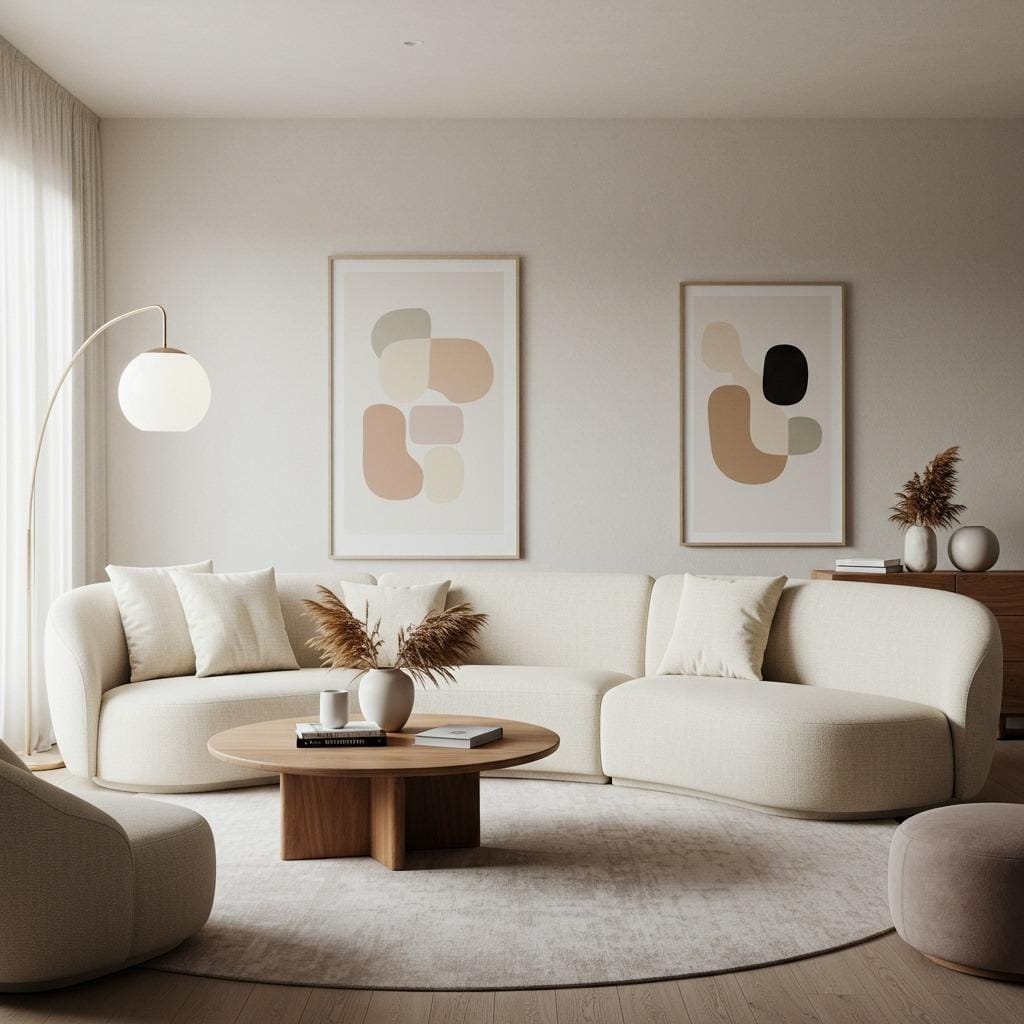 Choose Furniture with Organic Shapes