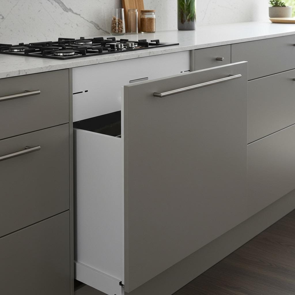 Choose Sleek, Handle-Free Cabinets