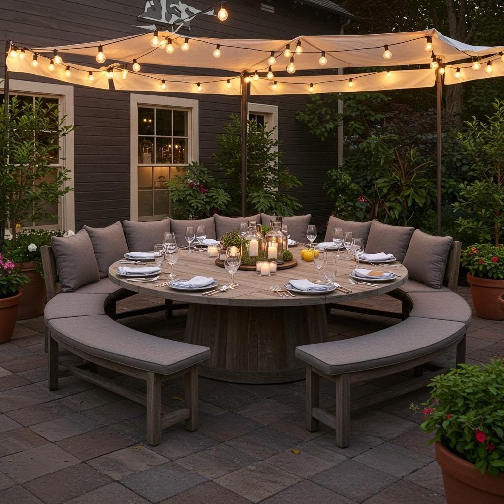Circular Dining Sets That Bring Everyone Together