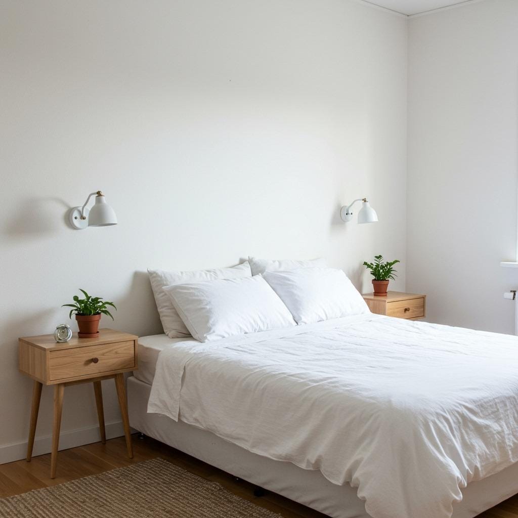 Classic Nordic White with Natural Wood Accents