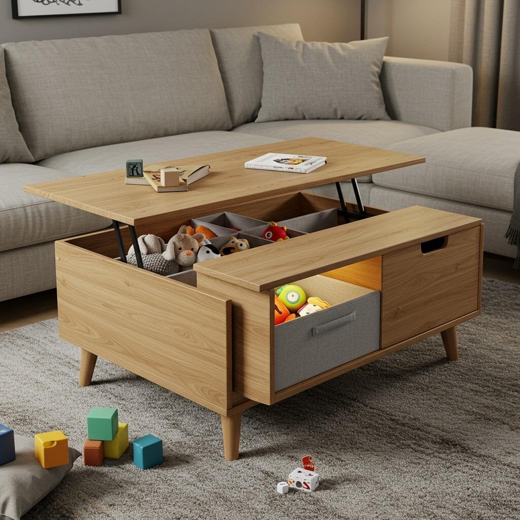 Convertible Storage Coffee Table