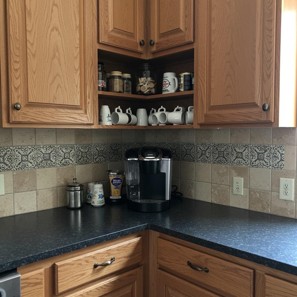 Countertop Corner Arrangement