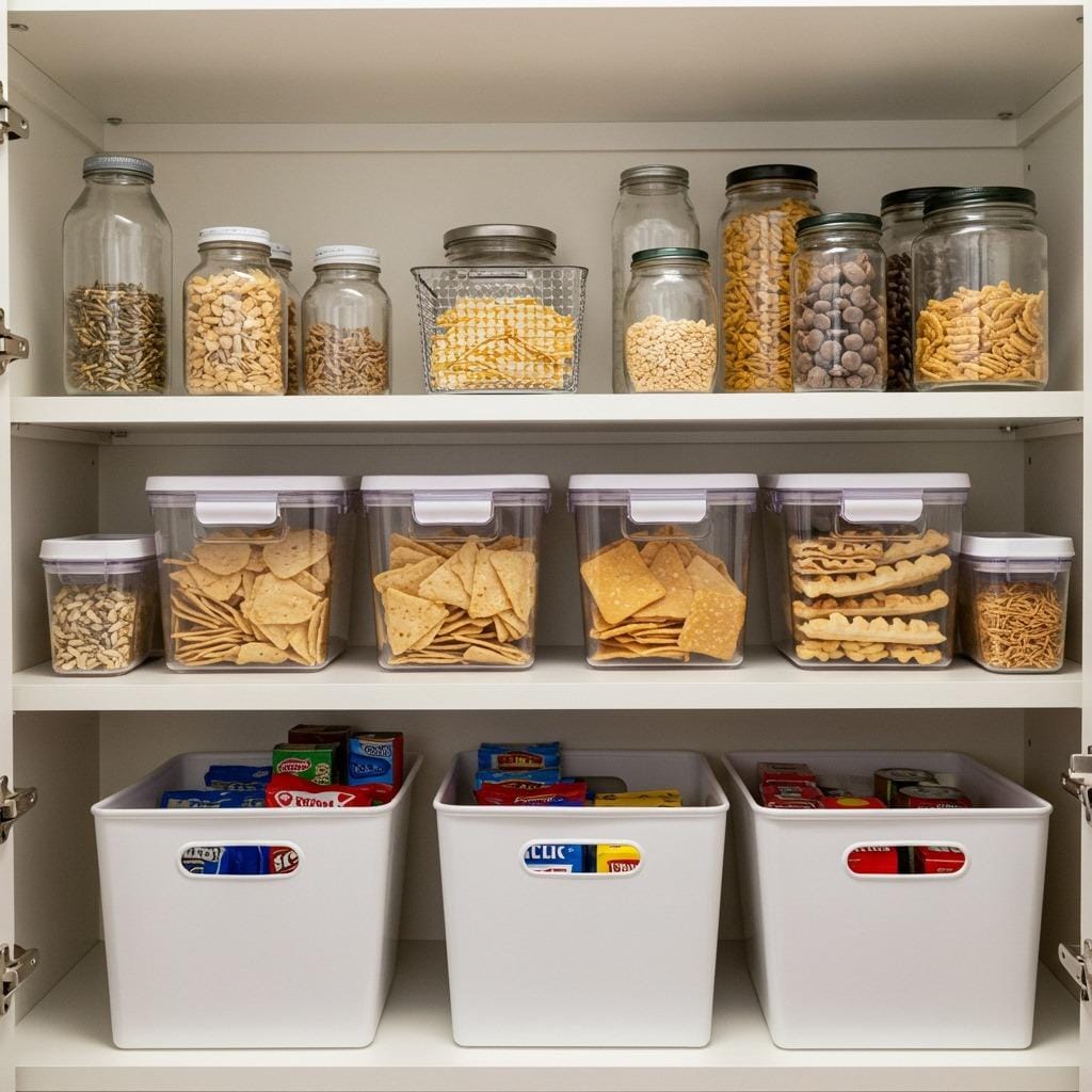 Create a Snack Station at Kid Height