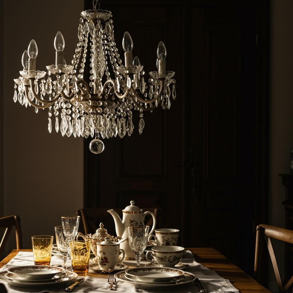 Create Drama with Vintage Lighting Fixtures