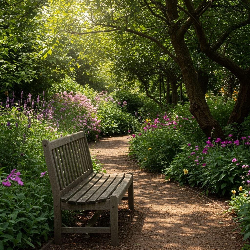 Curved Outdoor Benches for Versatile Seating