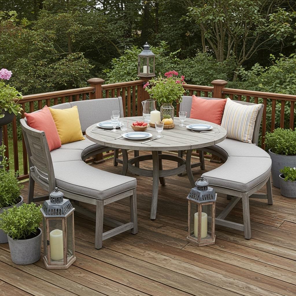 Curved Patio Sets for Intimate Gatherings