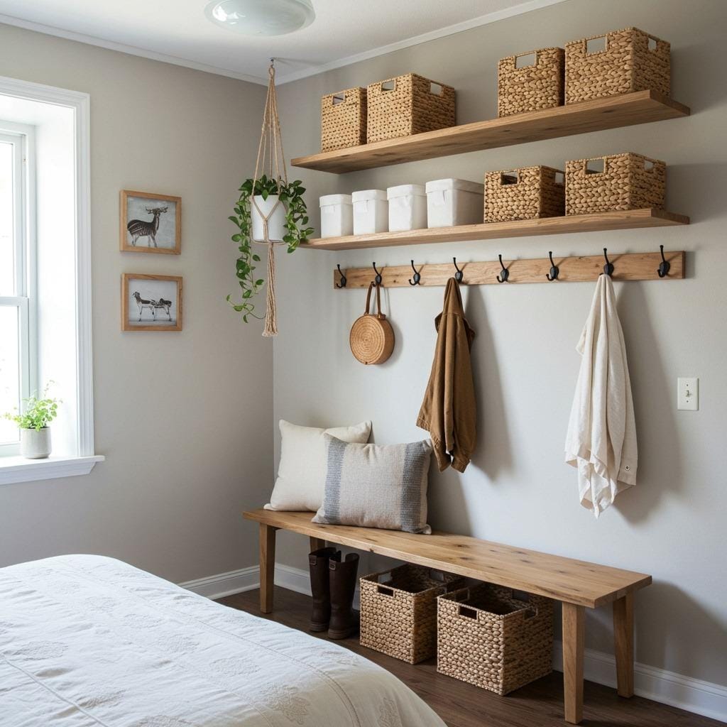 Design Functional Mudroom-Style Elements
