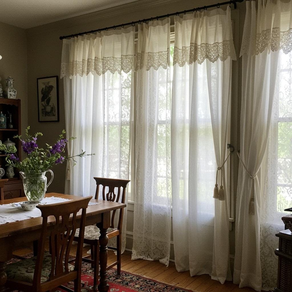 Design with Vintage Window Treatments