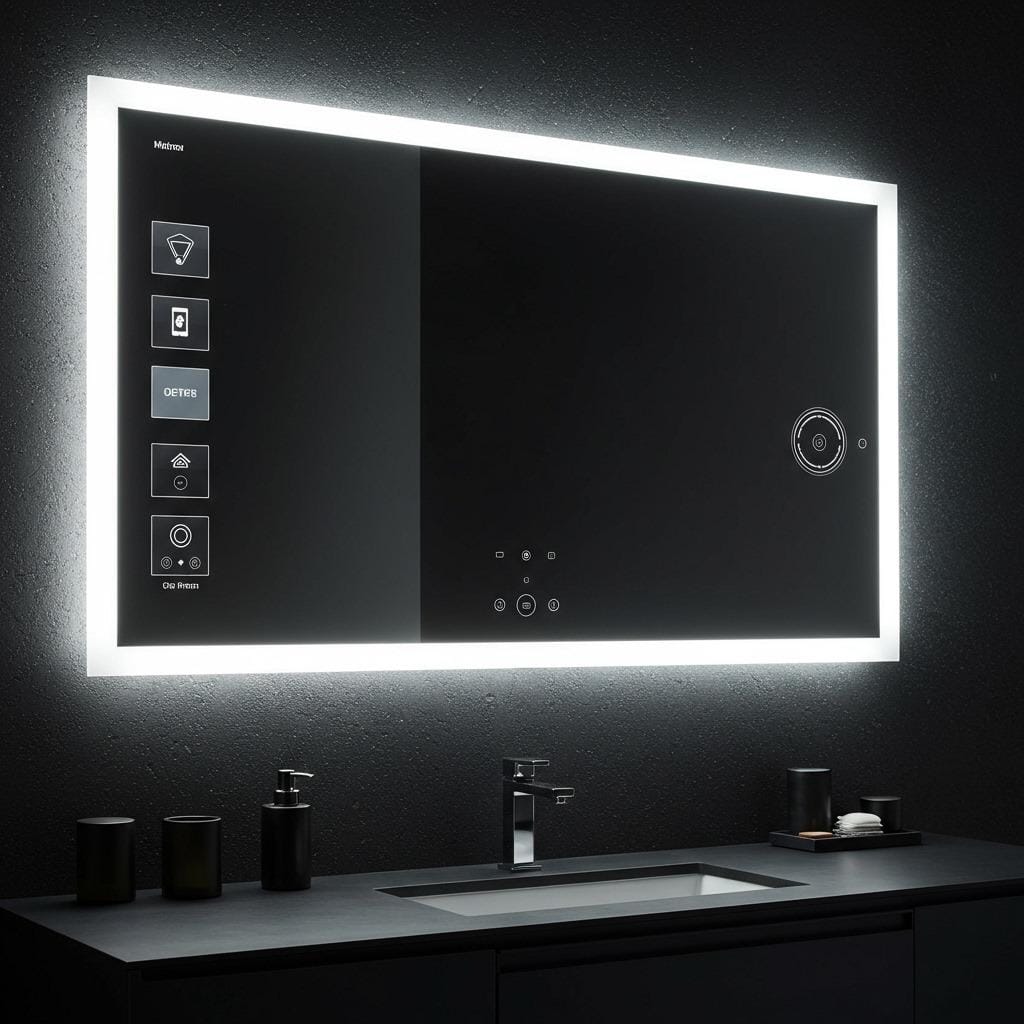 Dimmable Vanity Mirrors with Memory Function