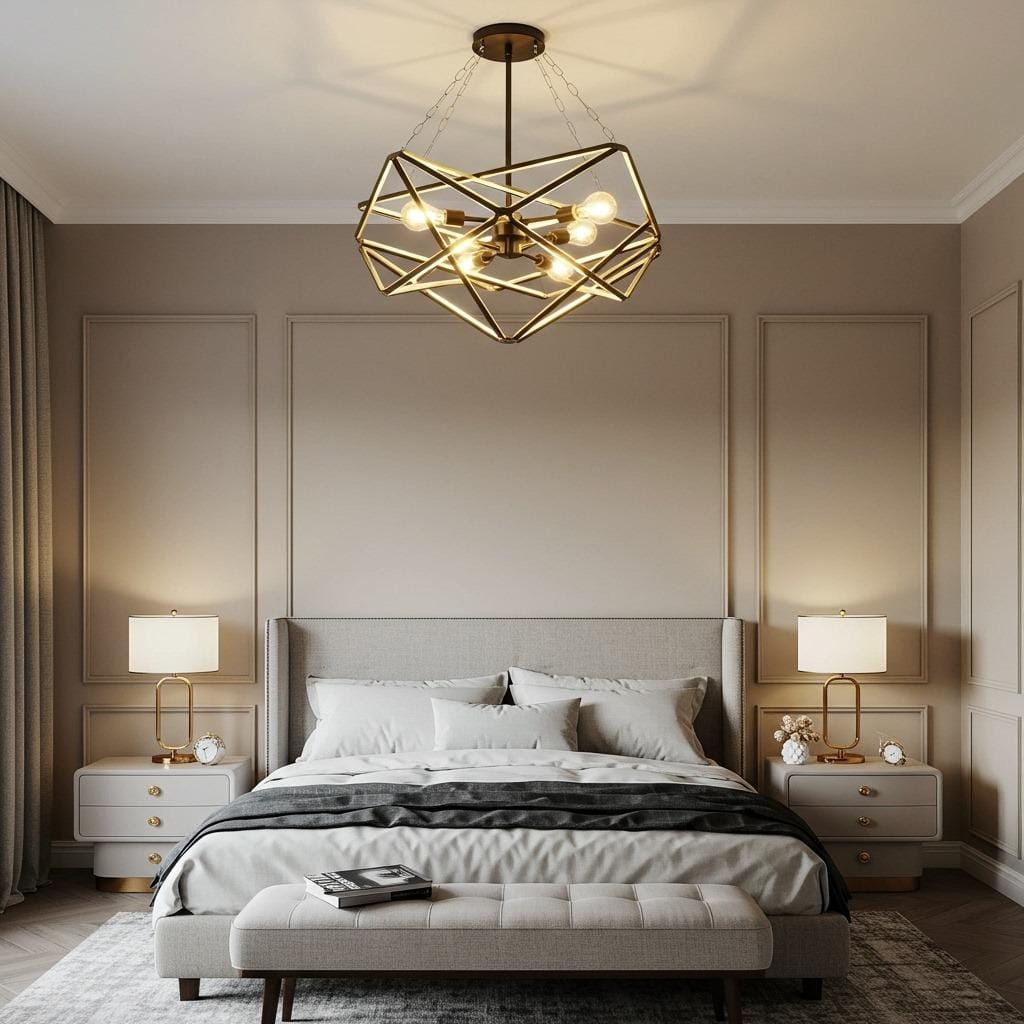 Dramatic Chandelier as a Focal Point