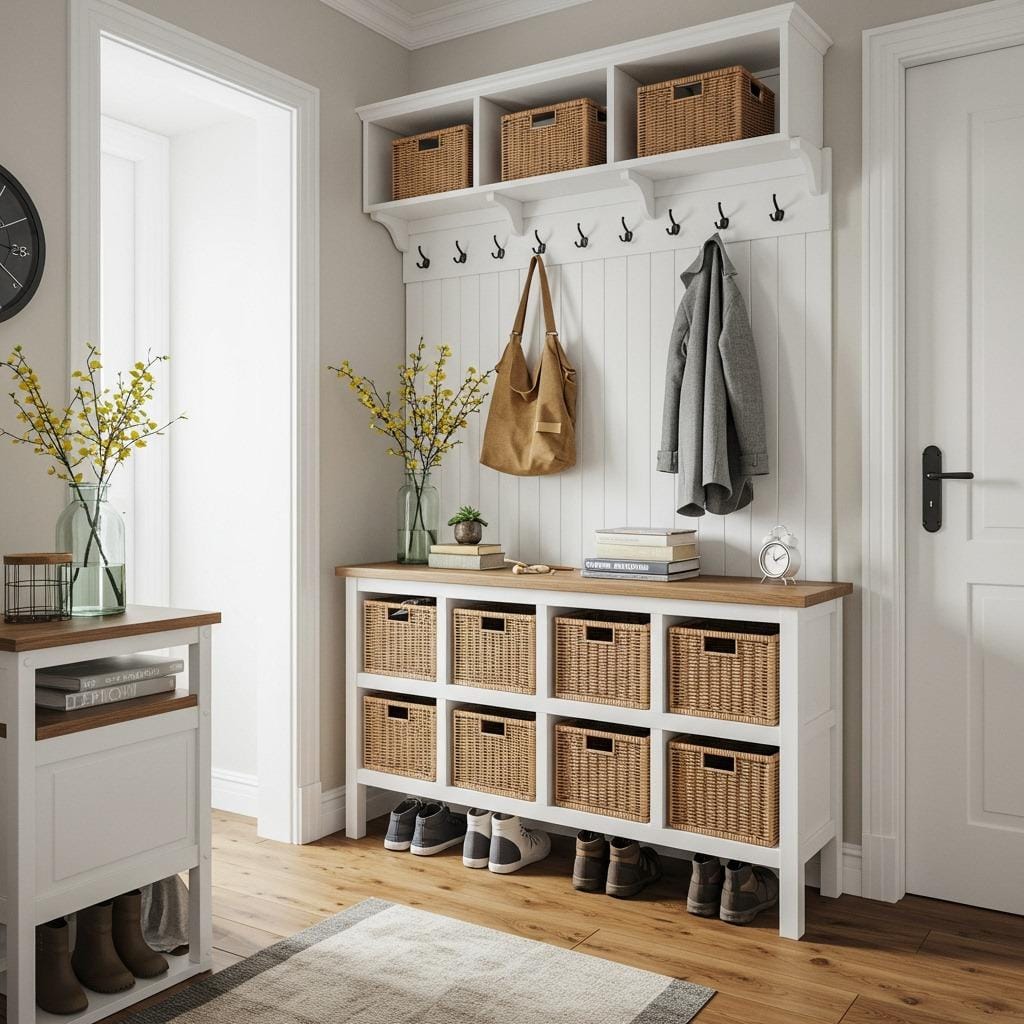 Entryway Storage for Small Spaces