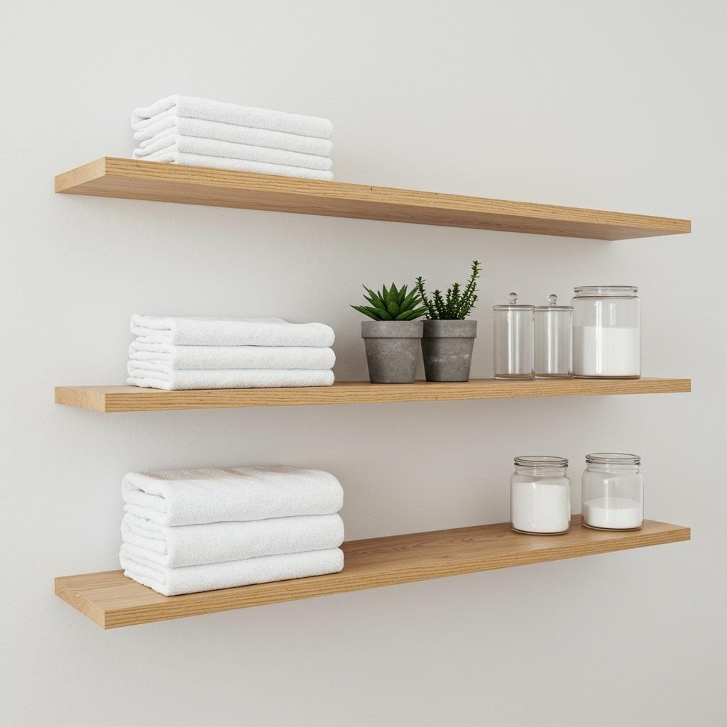 Floating Shelves with Hidden Brackets