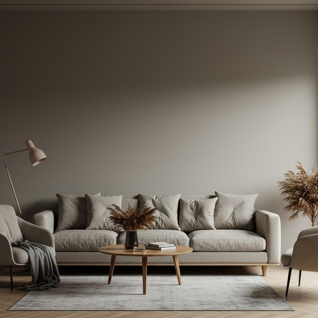 Greige with Natural Wood Warmth