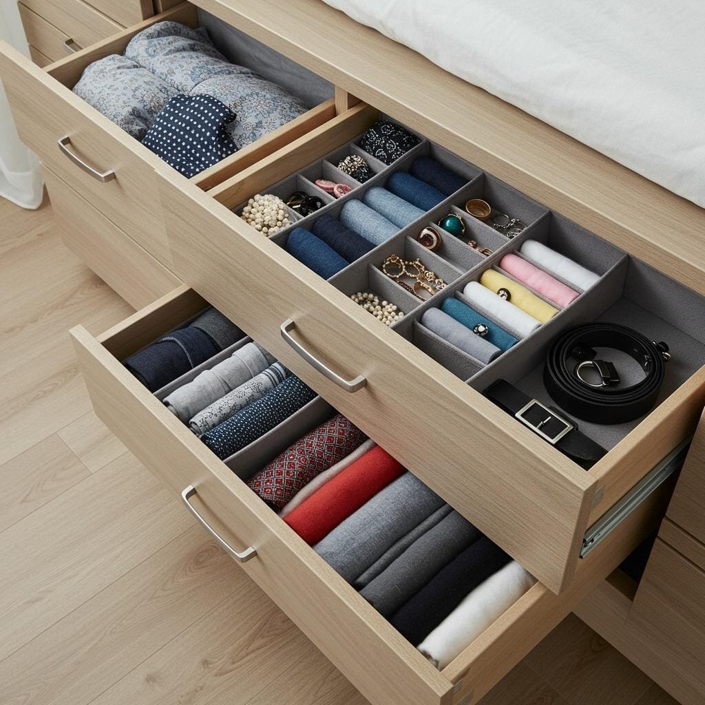 Incorporate Drawer Organizers