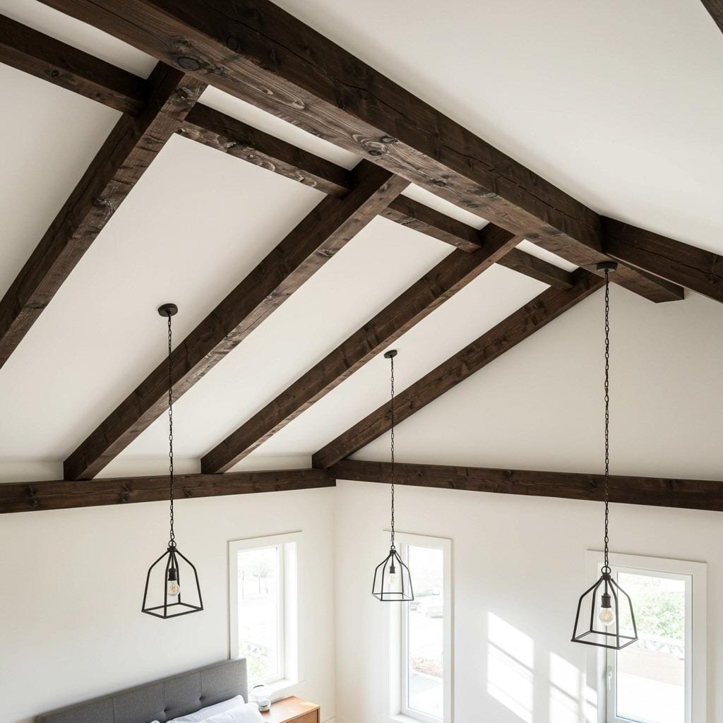 Install Exposed Wooden Beams