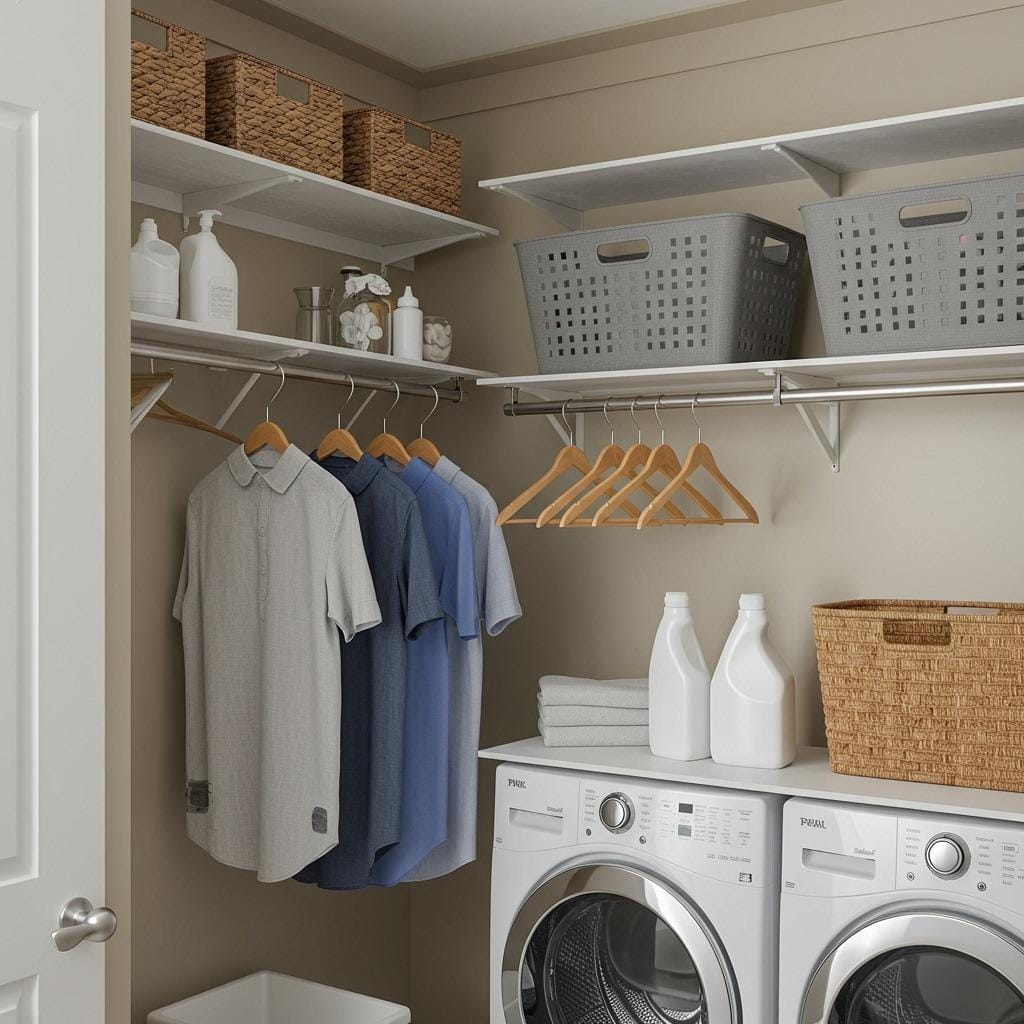 Install Tension Rods for Instant Hanging Space