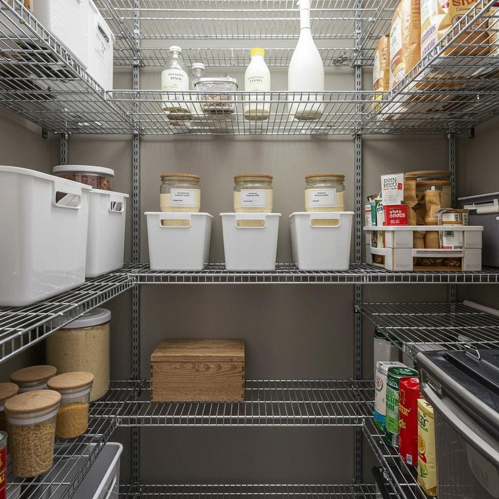 Install Wire Shelving for Better Visibility