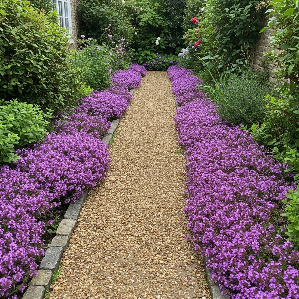 Living Pathways with Ground Cover