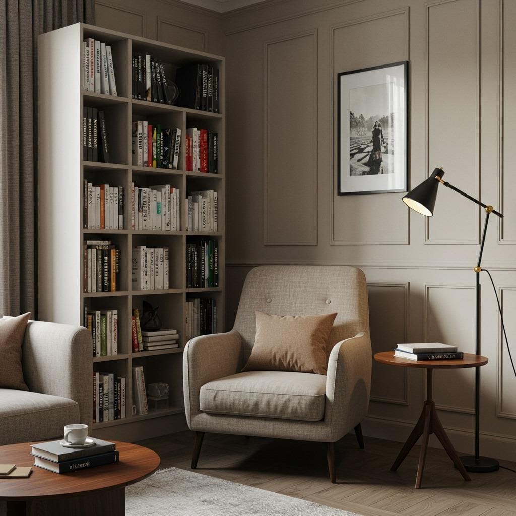 Living Room Reading Corner