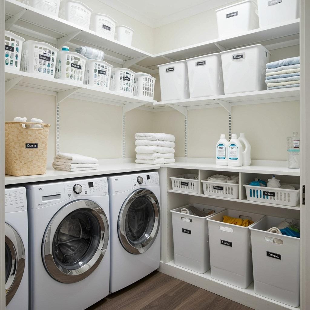 Maximize Vertical Storage with Floor-to-Ceiling Shelves