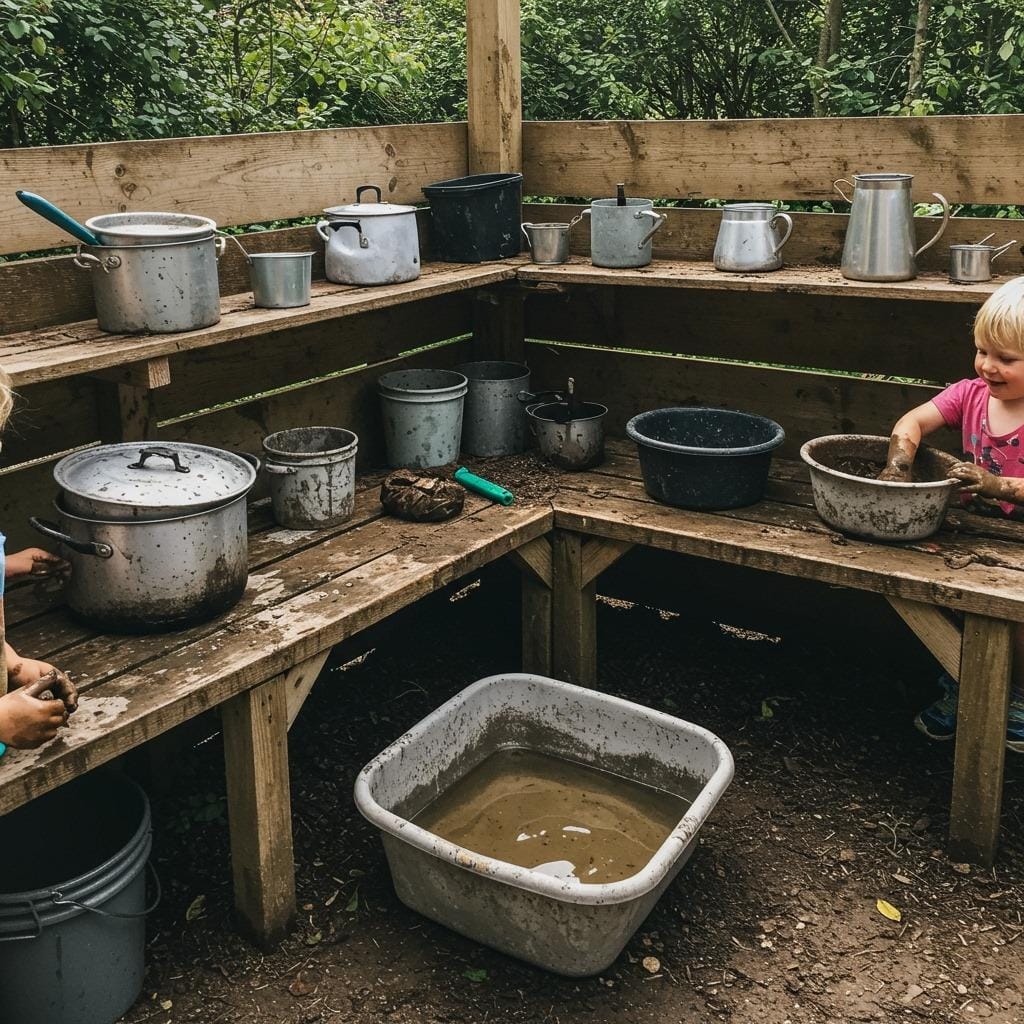 Mud Kitchen Creativity Station