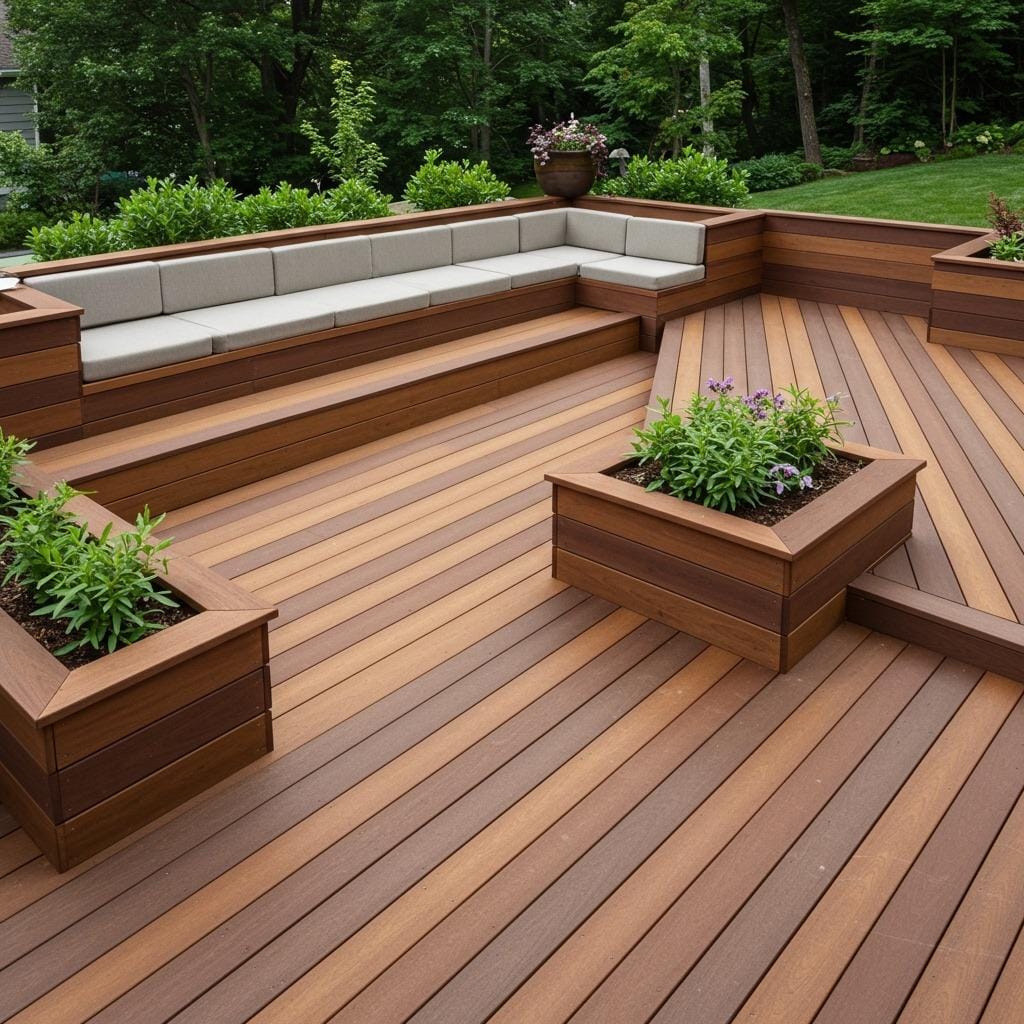 Multi-Level Composite Deck Layout