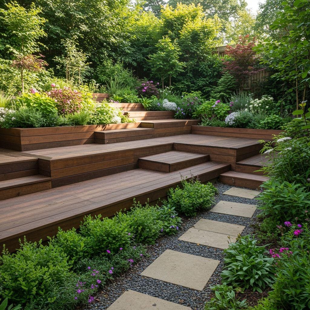 Multi-level Deck Seating