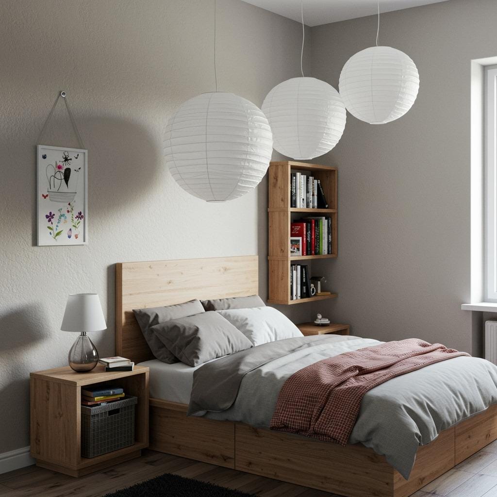 Paper Lantern Pendant Clusters