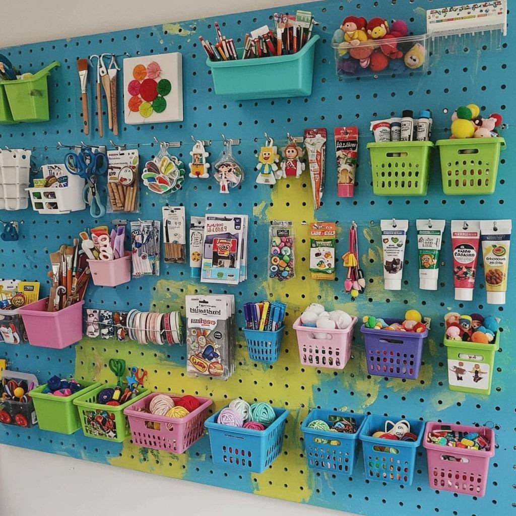 Pegboard Toy Displays