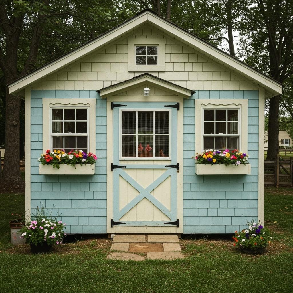 Repurposed Shed-Style Coops