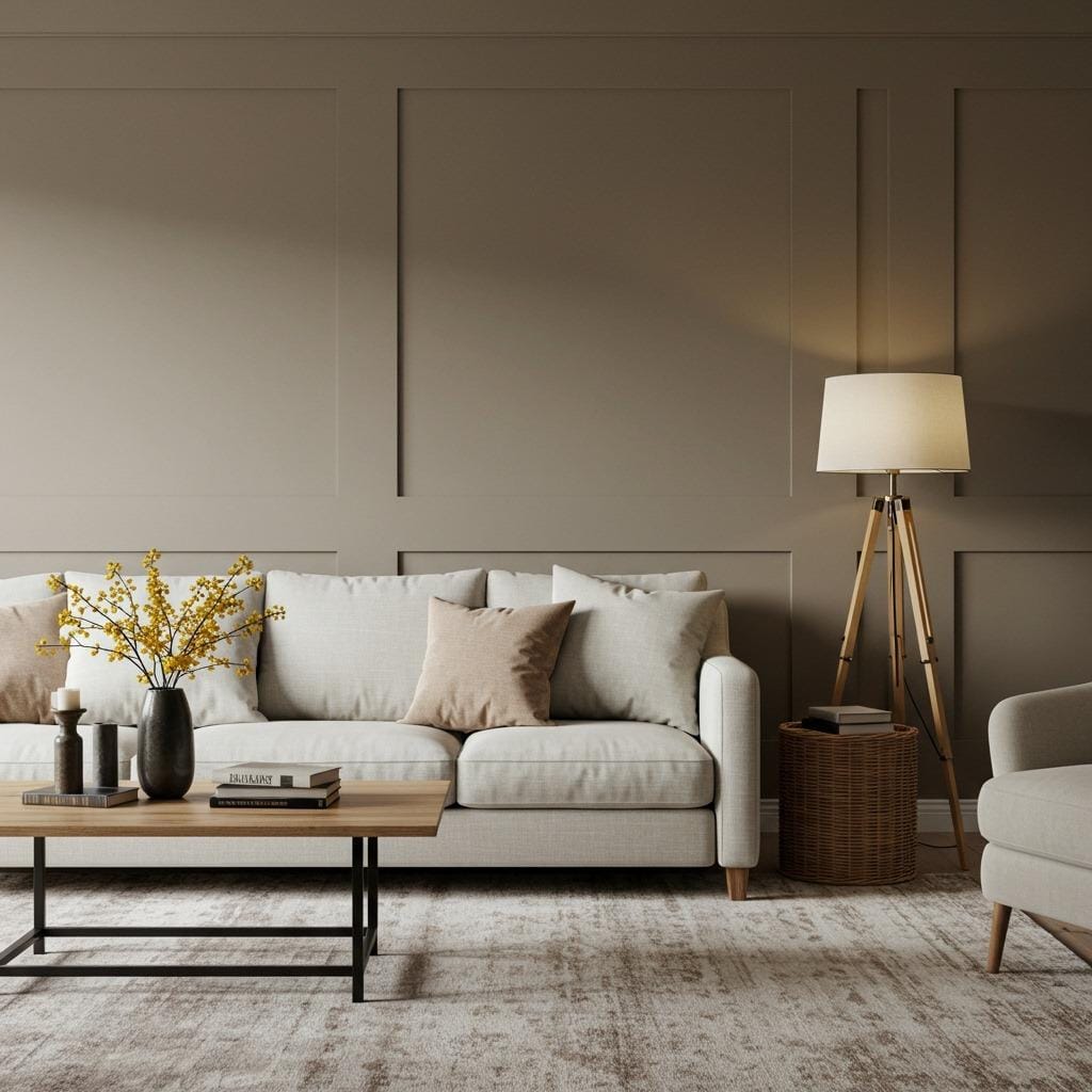 Rich Taupe as an Accent Wall