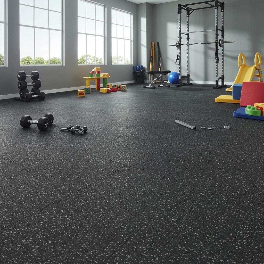 Rubber Flooring from Recycled Tires