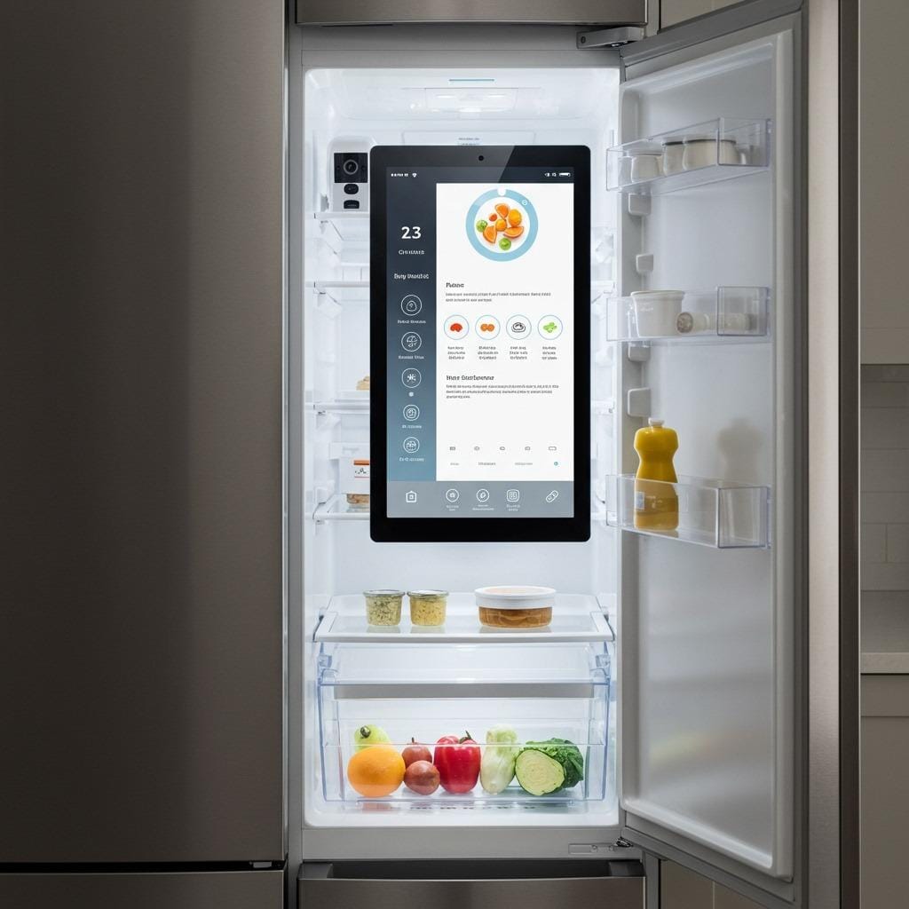 Smart Refrigerators with Internal Cameras and Meal Planning