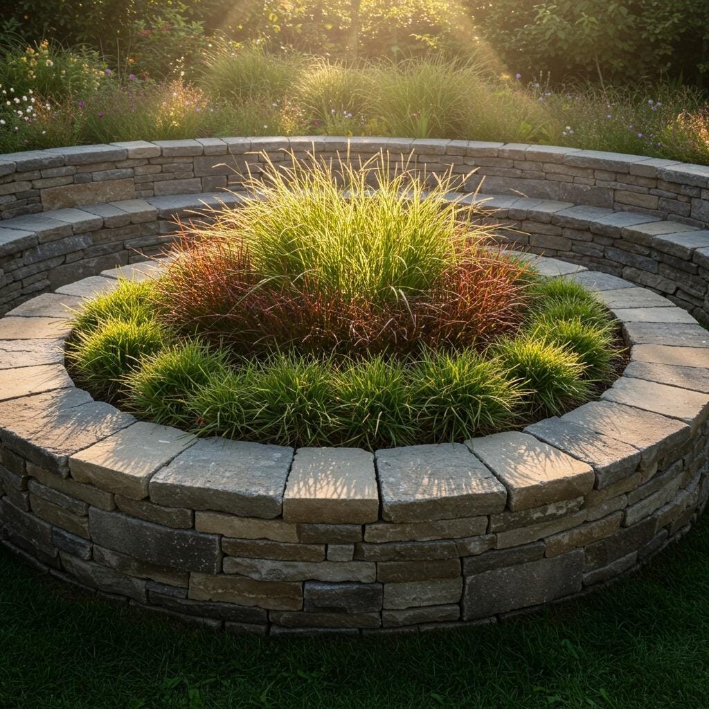 Stone Circle Seating Area