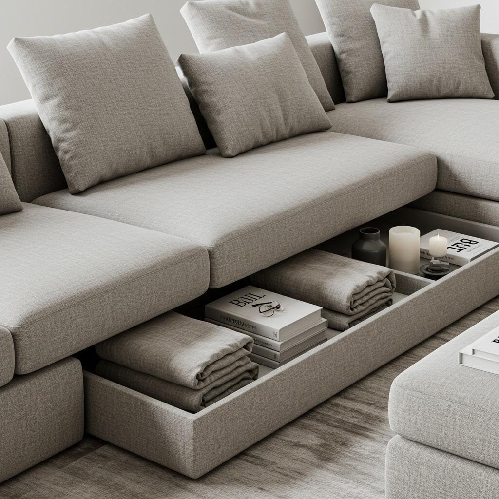 Storage-Integrated Seating Solution