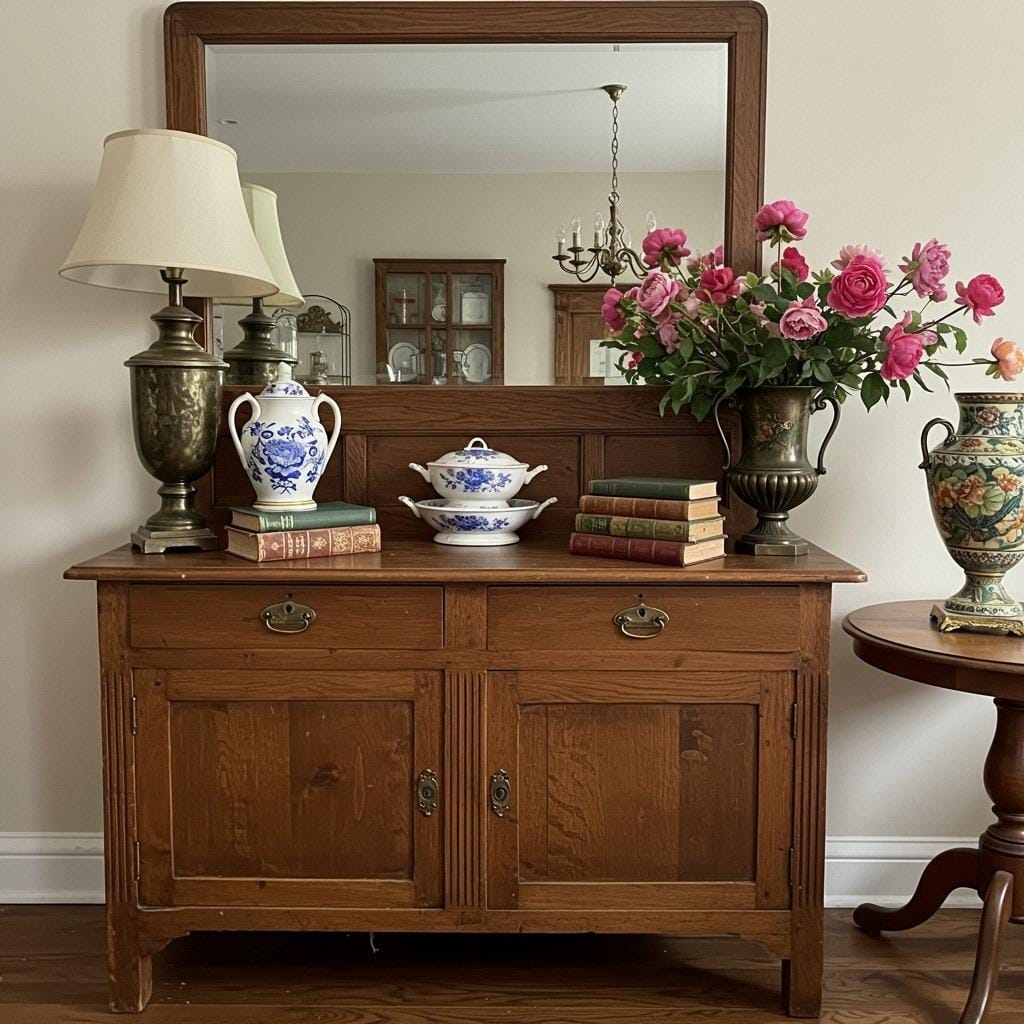 Style a Vintage Sideboard or Buffet