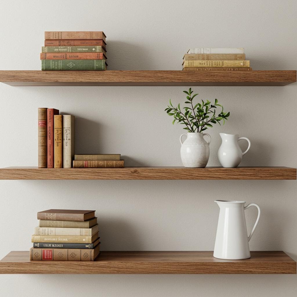 Style Open Shelving With Cottage Finds