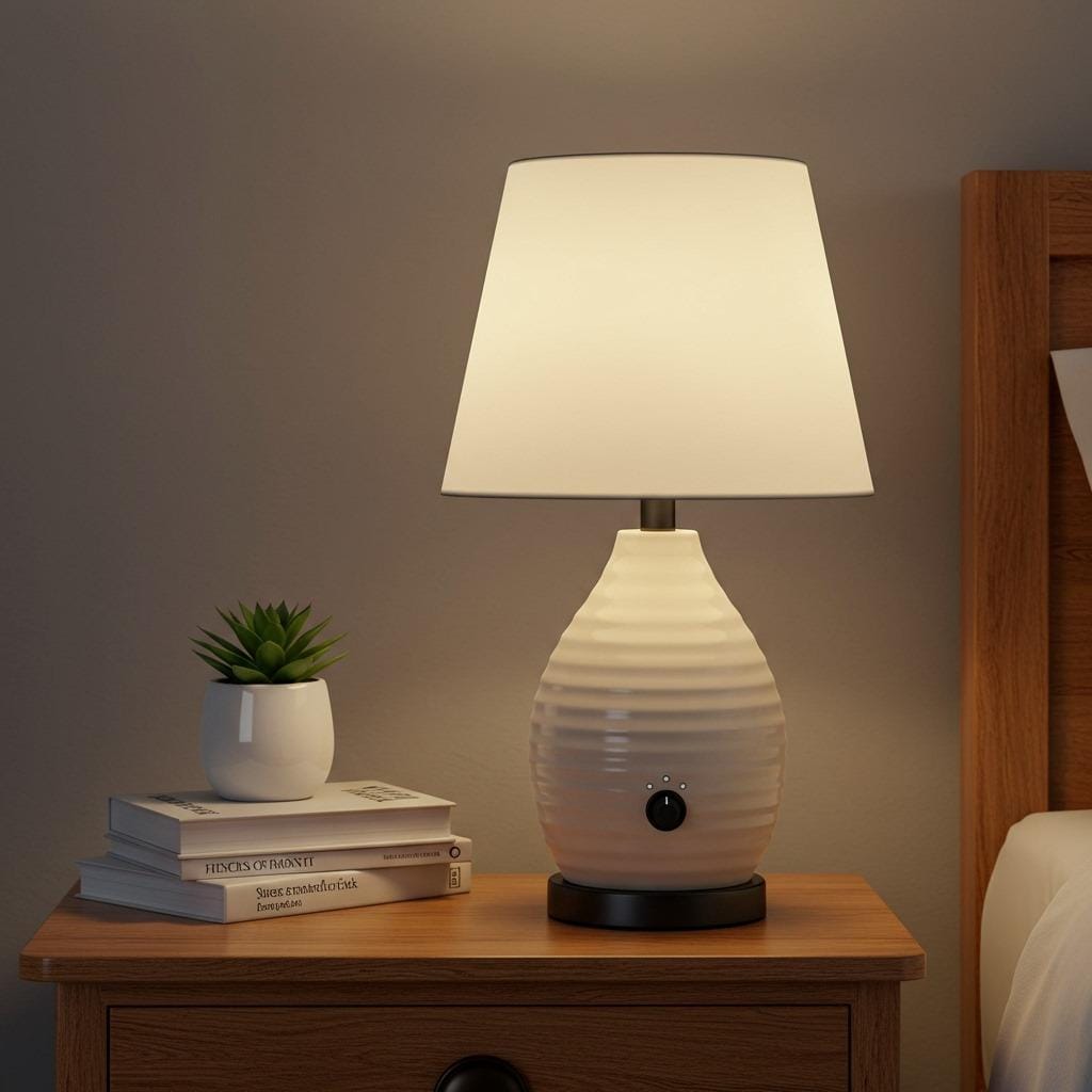 Table Lamps with Dimmer Controls