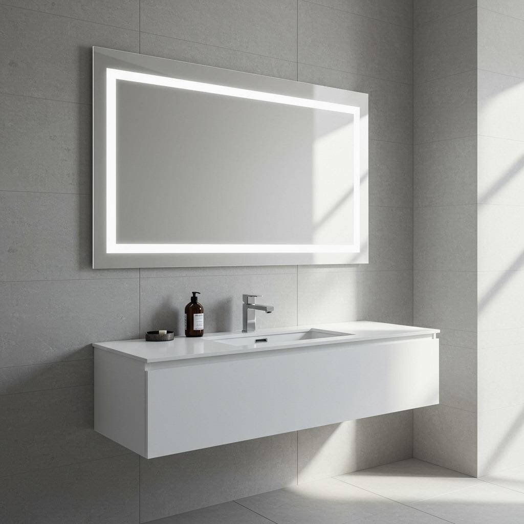 The Classic Rectangular LED Mirror