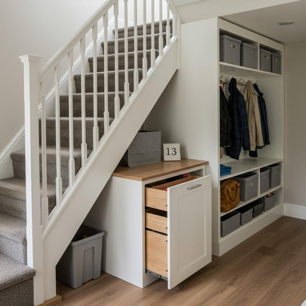 Under-Stair Storage Solutions