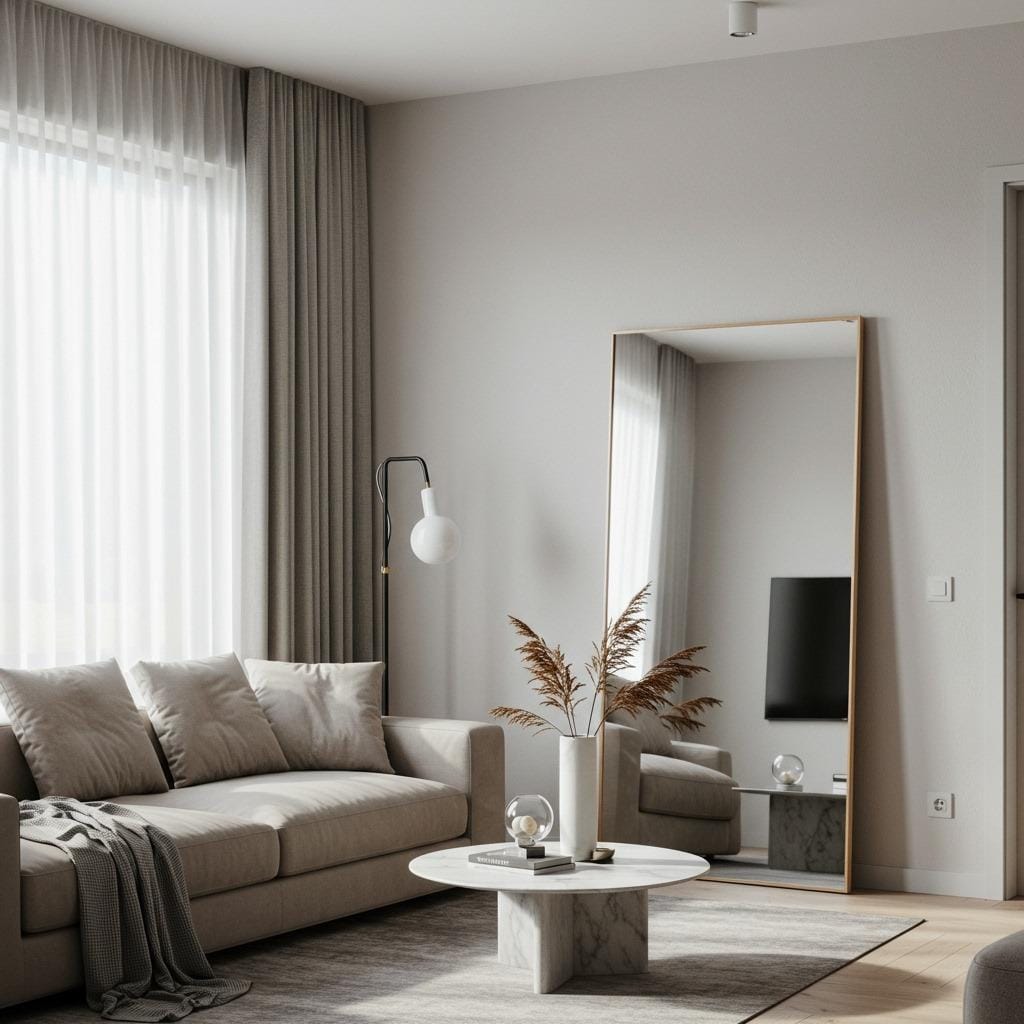 Use Mirrors to Enhance Light and Space