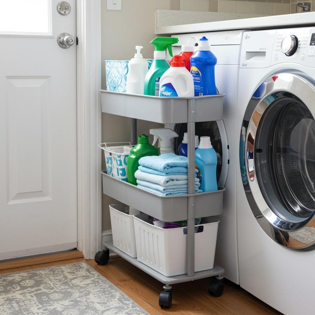 Use Rolling Carts for Mobile Storage