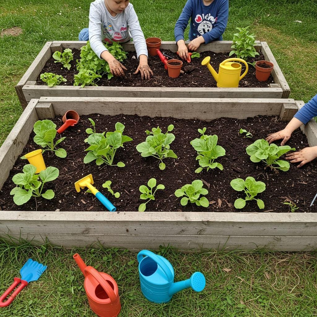 Vegetable Garden Learning Space