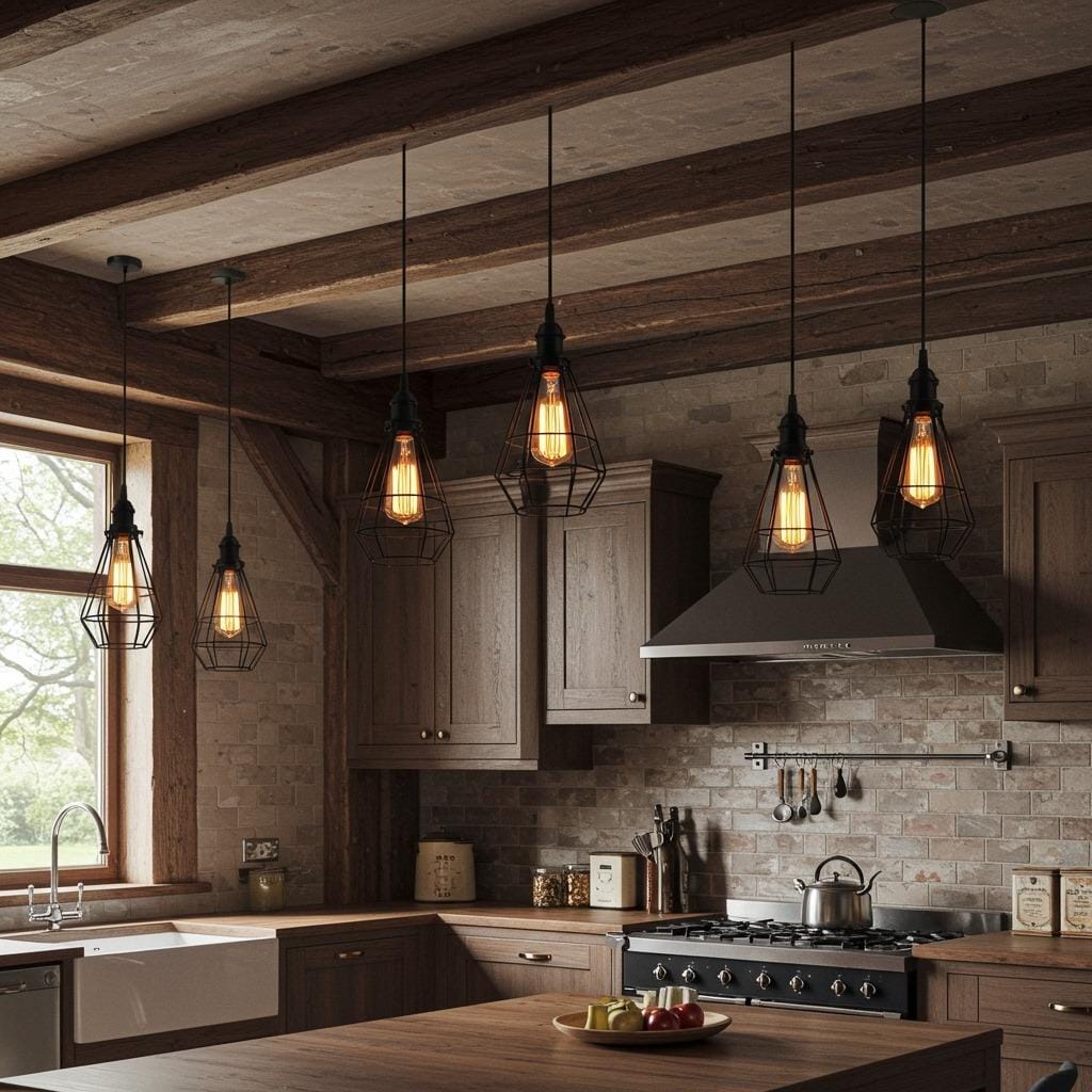 Vintage-Inspired Edison Bulb Fixtures