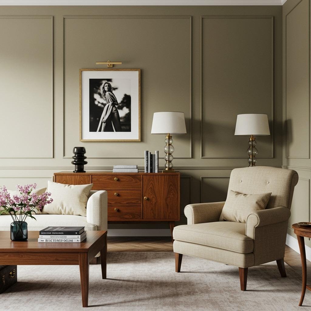 Warm Putty with Cream Accents